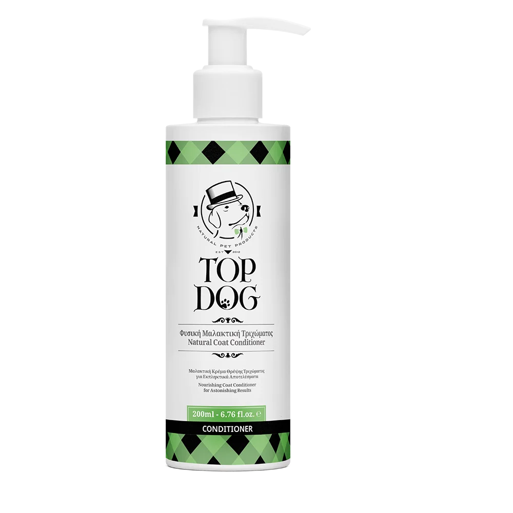 Dog Conditioner with 90% Natural ingredients "Natural". Brand: Top Dog